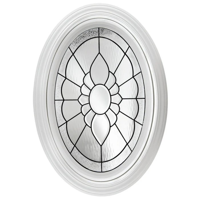 How to decorate an oval window