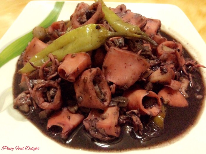 How to cook adobong pusit dampa style