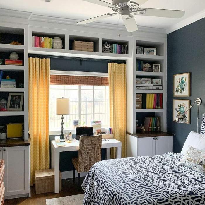 How to decorate and bedroom office