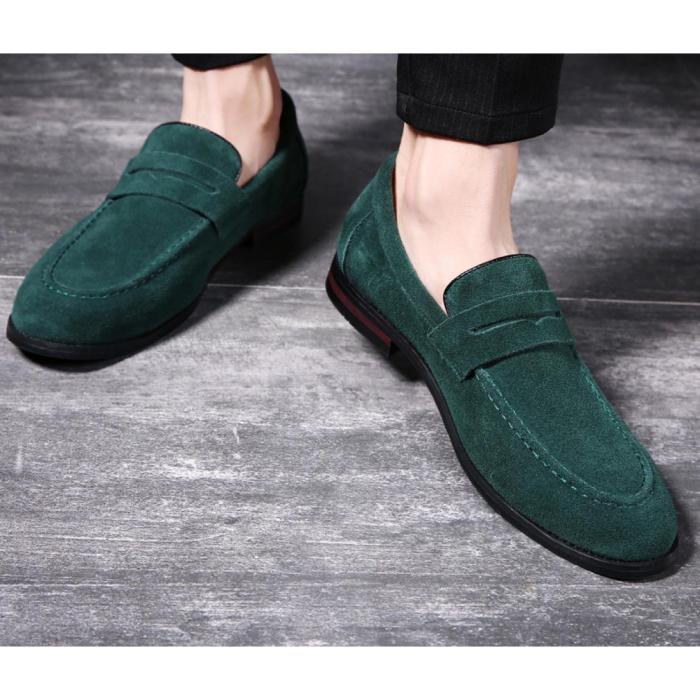 Mens green dress shoes